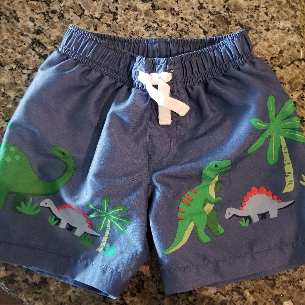 Gymboree 12-18 month lined swim trunks